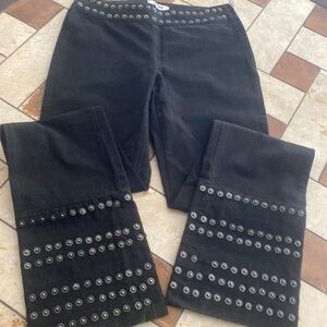 Moschino Jeans With Studs at waist and leg area size 4